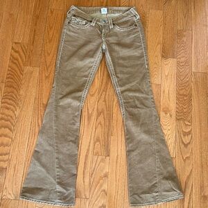 True Religion Vintage Low Rise Flare Jeans